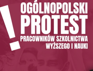Ogólnopolski protest pracowników szkolnictwa wyższego i nauki